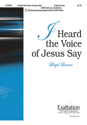 Book cover for I Heard the Voice of Jesus Say