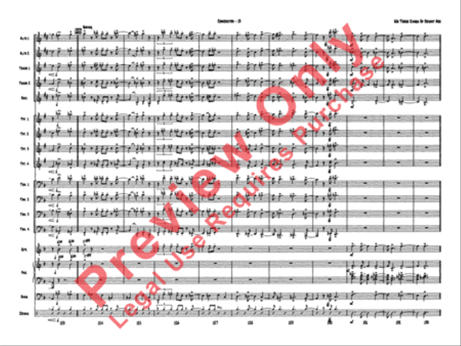 We Three Kings of Orient Are Jazz Ensemble scores gallery preview page 15