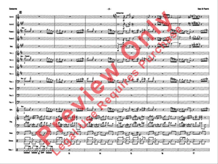 Horn of Puente Jazz Ensemble scores gallery preview page 16