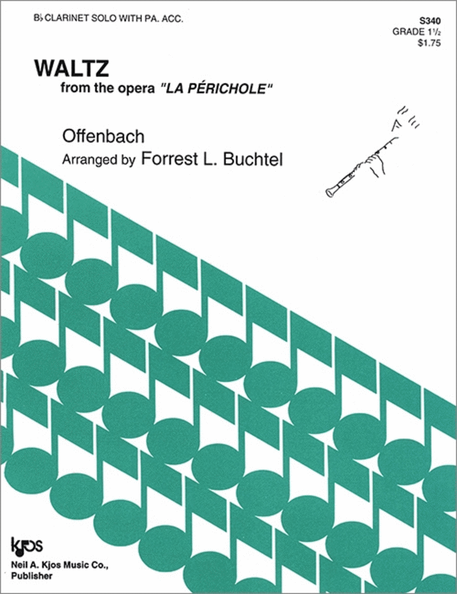 Waltz From La Perichole Clarinet Solo scores gallery preview page 1