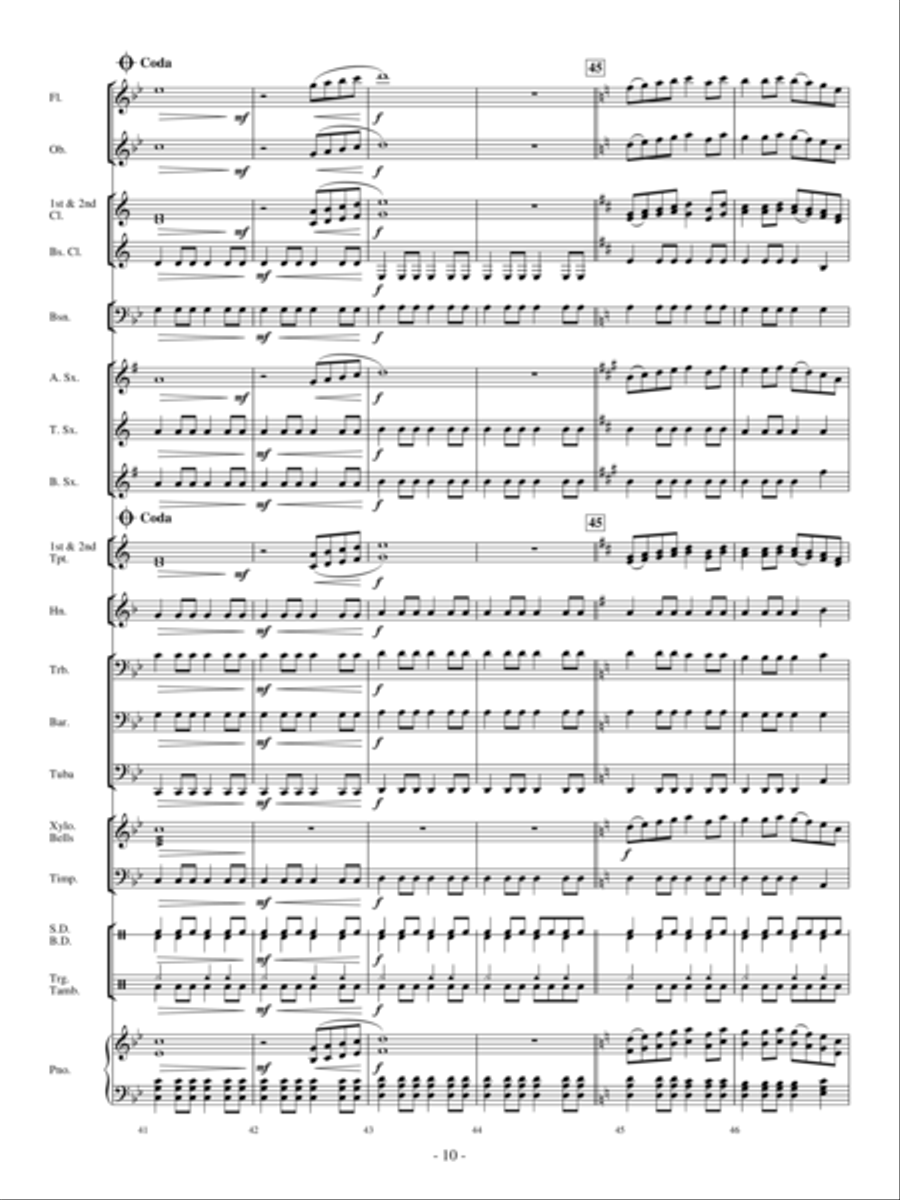 Animoso Concert Band scores gallery preview page 9