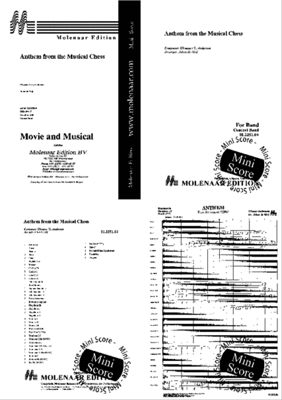 Anthem from Musical Chess Mixed Choir scores gallery preview page 2