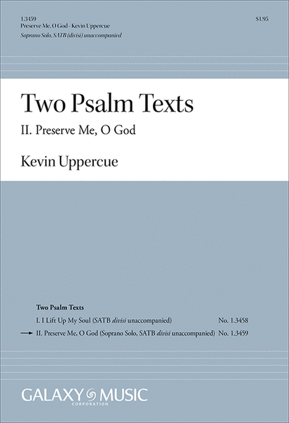 II. Preserve Me, O God from Two Psalm Texts image number null