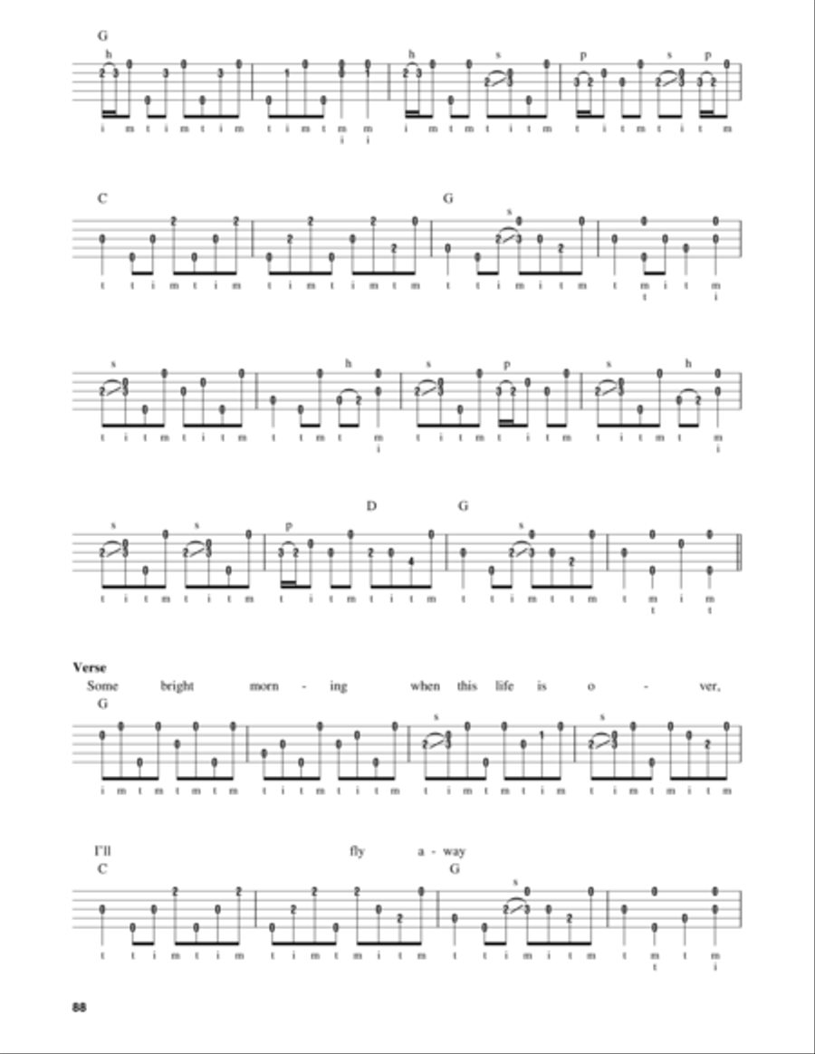 I'll Fly Away Banjo scores gallery preview page 2