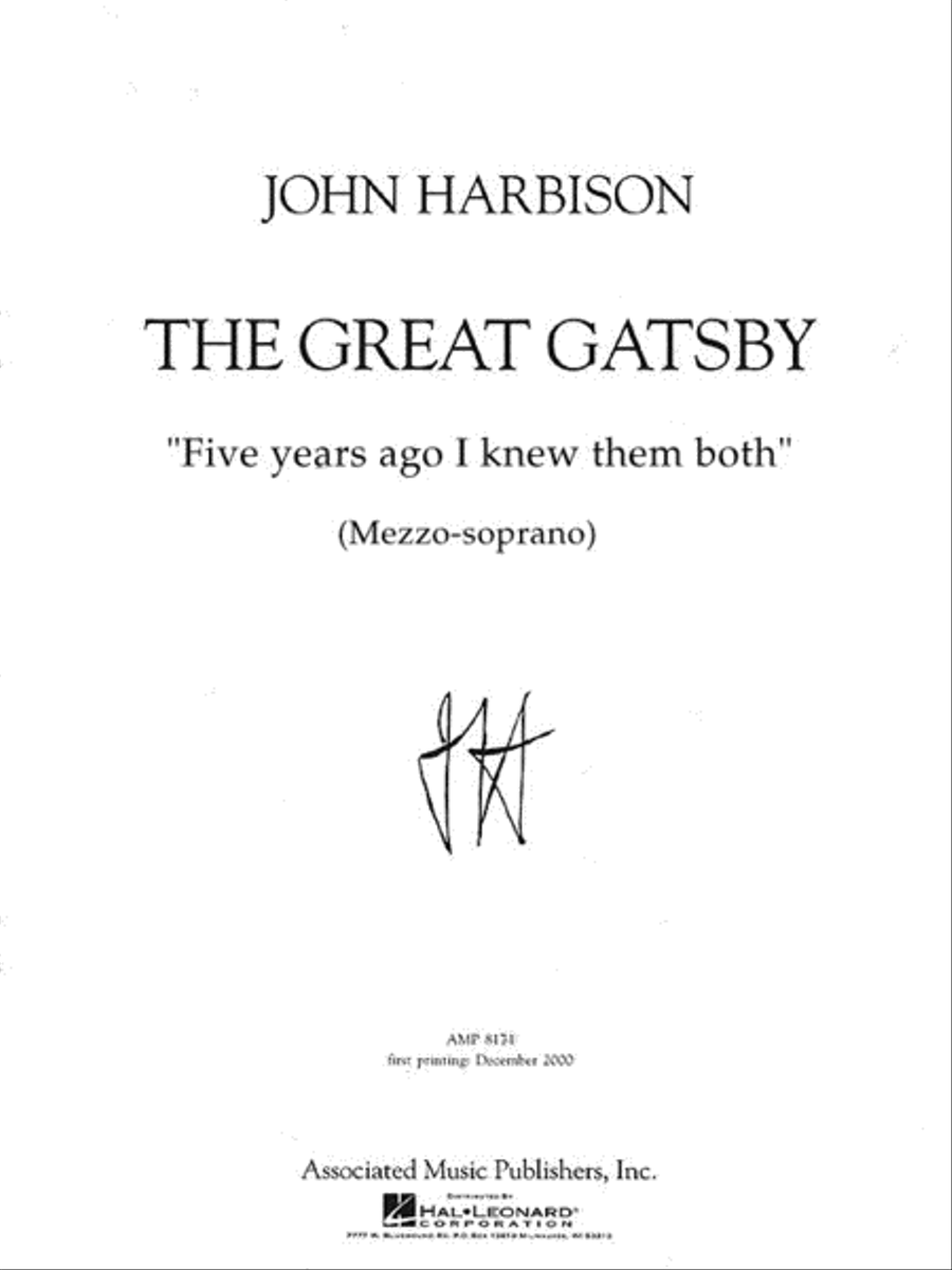 Five Years Ago, I Knew Them Both Voice scores gallery preview page 1