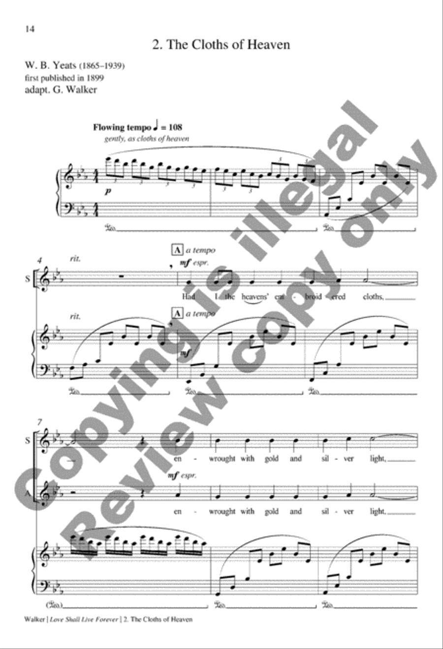 Love Shall Live Forever SSAA scores gallery preview page 15