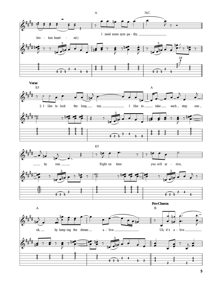 Finish What Ya Started Acoustic Guitar scores gallery preview page 5