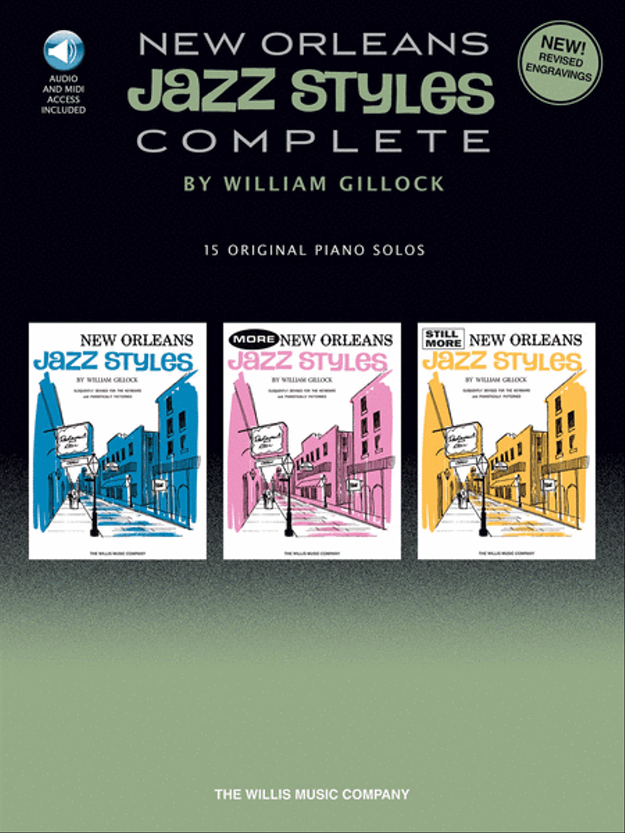 New Orleans Jazz Styles – Complete by William L. Gillock Piano Solo - Sheet Music