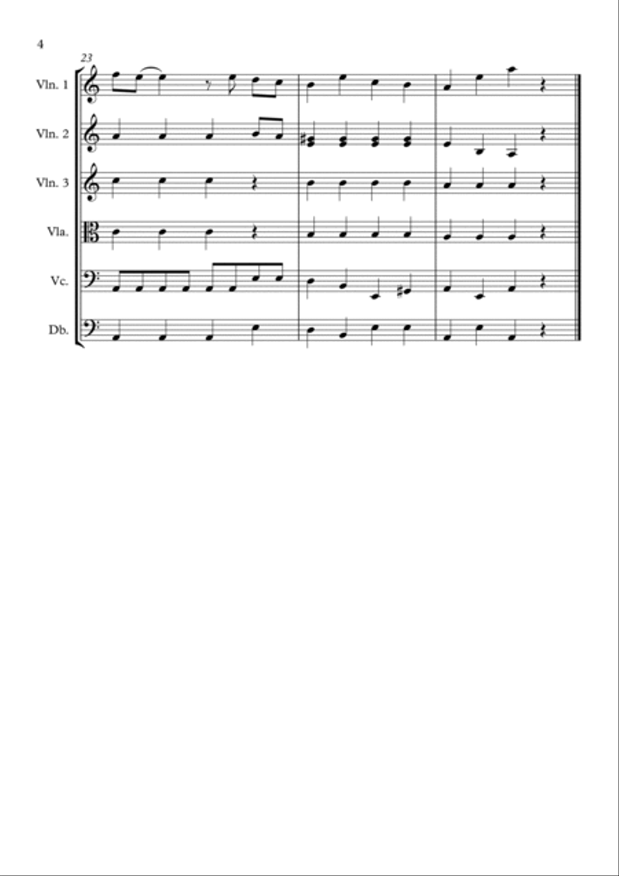 Bela Ciao String Orchestra scores gallery preview page 4