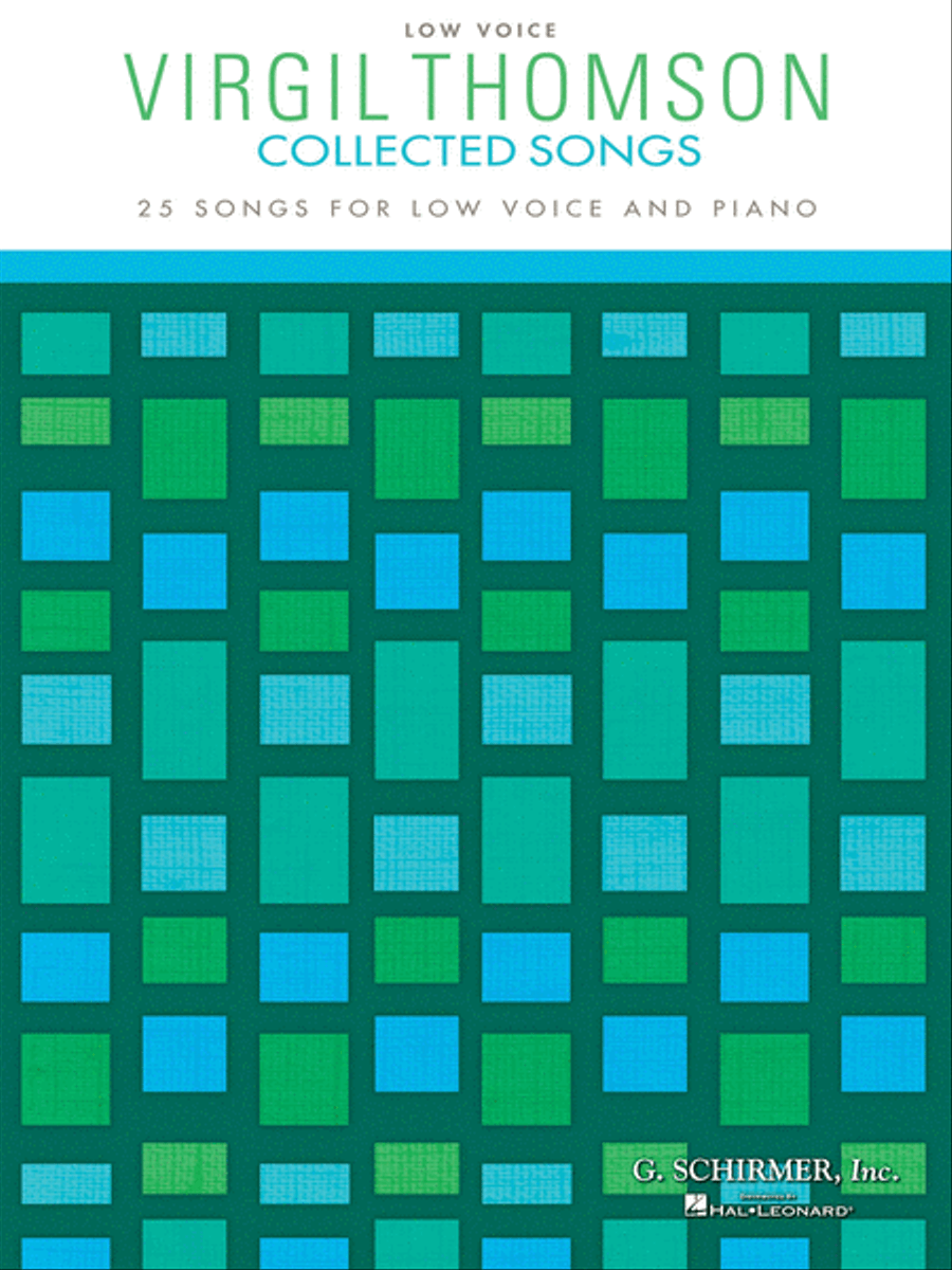 Virgil Thomson - Collected Songs Voice scores gallery preview page 1