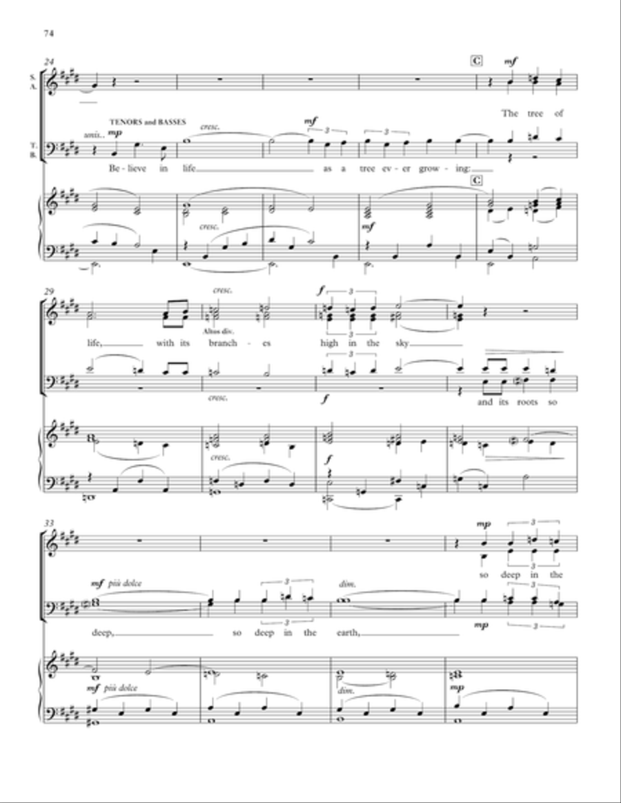 The Gift of Life The Gift of Life Double Choir scores gallery preview page 19
