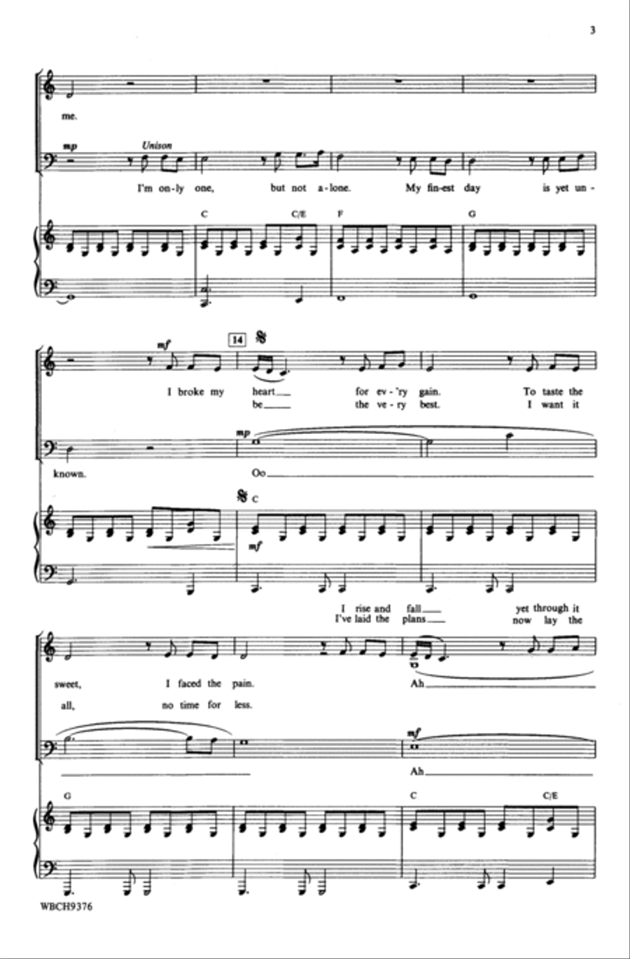 One Moment in Time One Moment in Time 3-Part scores gallery preview page 10