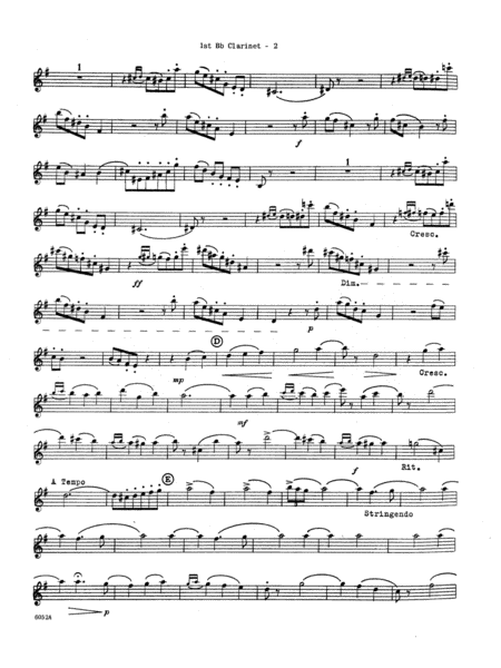 Waltz From Serenade For Strings Op. 48 - 1st Bb Clarinet