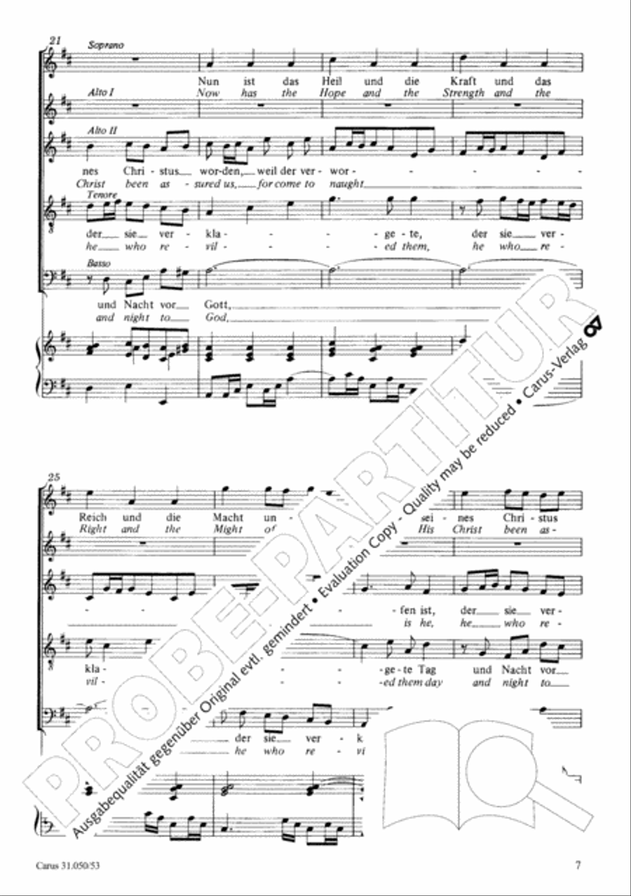 Now has the hope and the strength (Nun ist das Heil und die Kraft) 4-Part scores gallery preview page 8