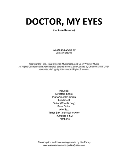 Doctor, My Eyes image number null