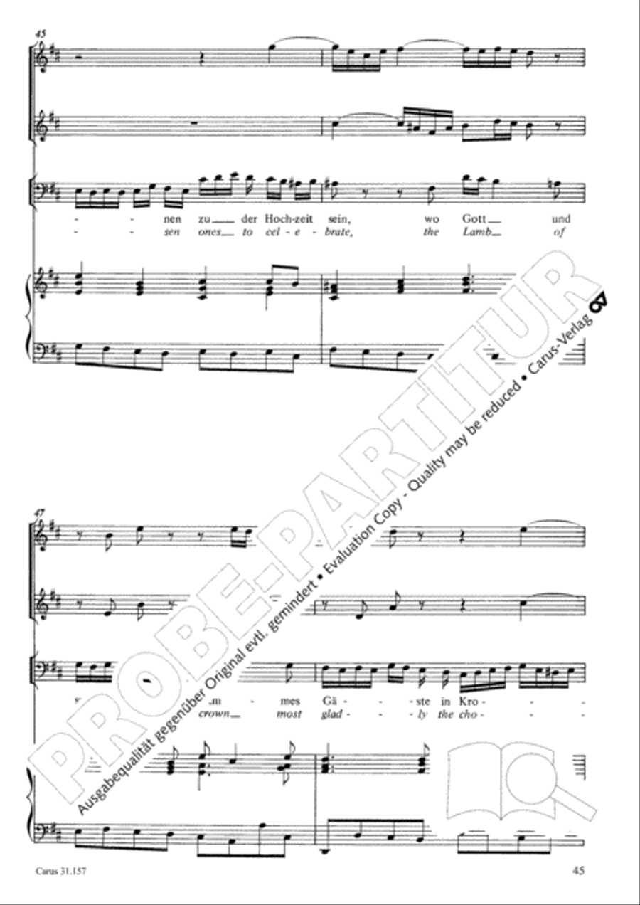 Lord, do not depart until I am blessed (Ich lasse dich nicht, du segnest mich denn) TB scores gallery preview page 46