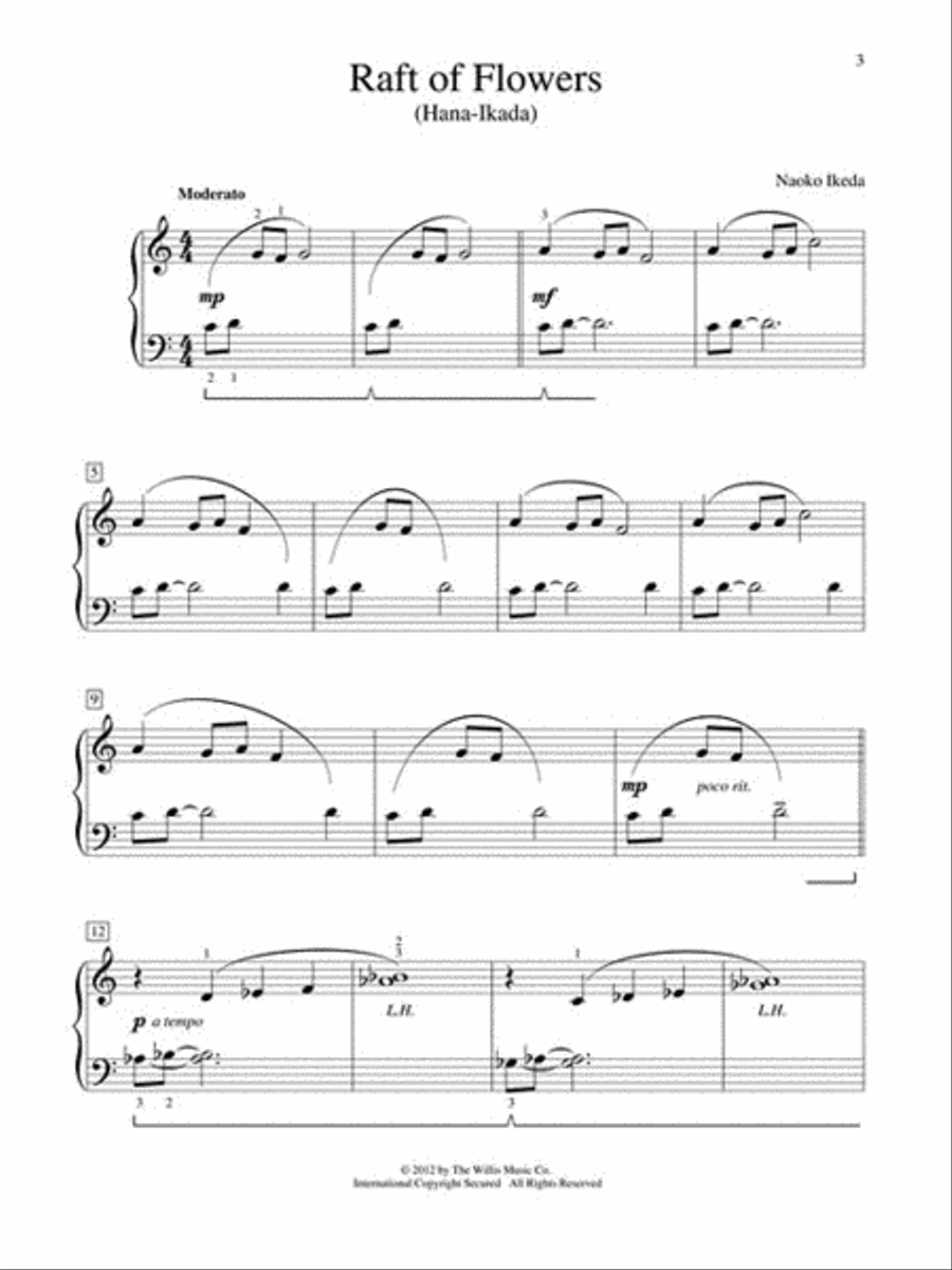 Miyabi Miyabi Piano Solo scores gallery preview page 3