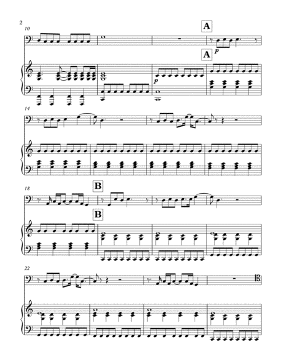 Yellow Yellow Piano scores gallery preview page 3