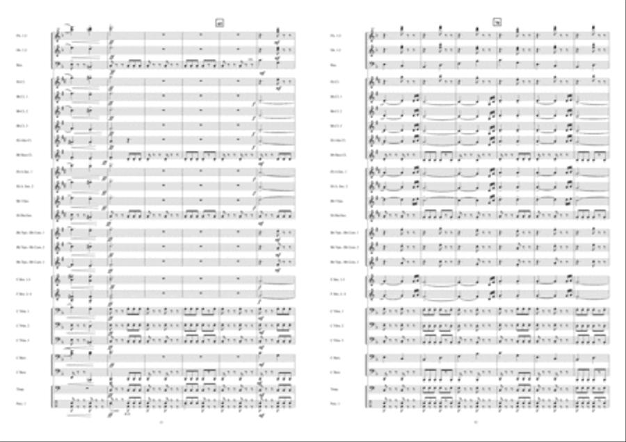 Hail Nero - Triumphal March (From Quo Vadis) Brass Band scores gallery preview page 7