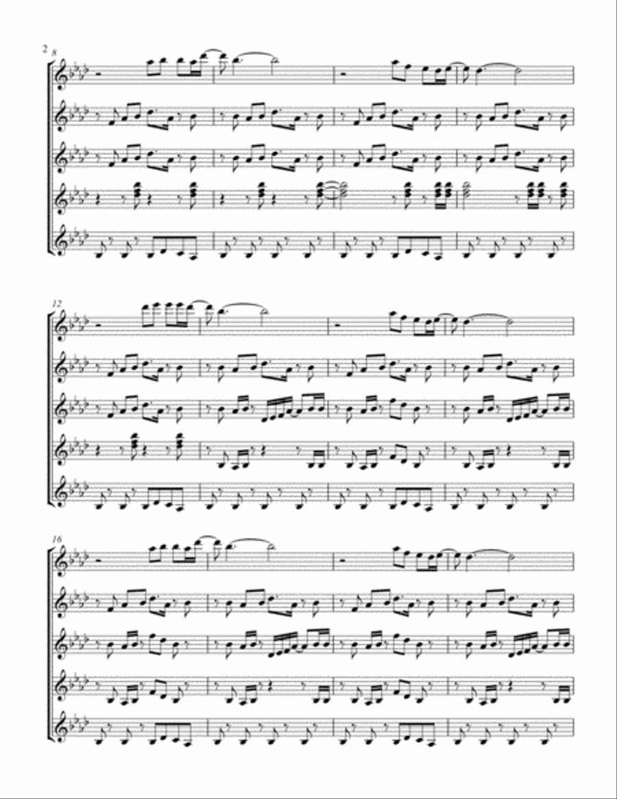 Superstition Large Ensemble scores gallery preview page 2