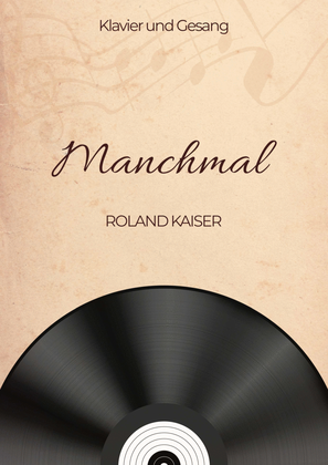 Book cover for Manchmal