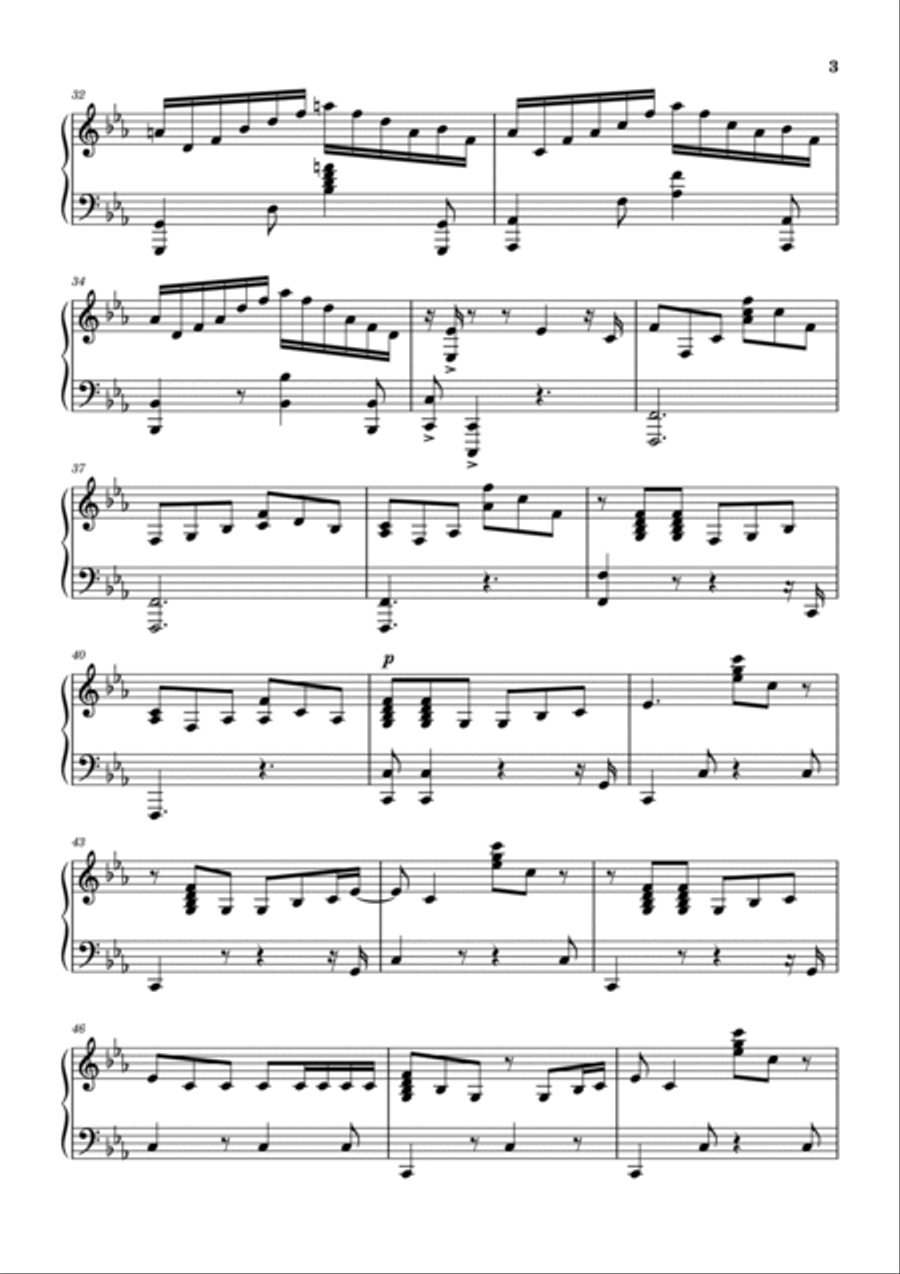 We Are The Champions Piano Solo scores gallery preview page 3