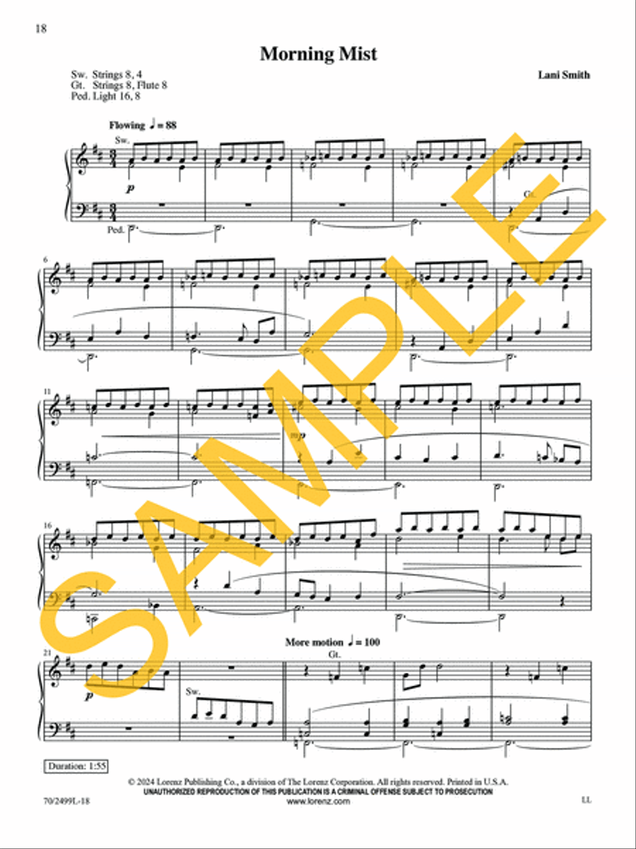 Organ Meditations for Worship, Vol. 2 Organ Solo scores gallery preview page 12