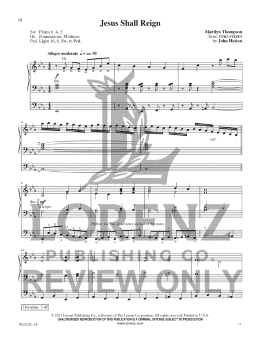 Like a River Glorious Organ Solo scores gallery preview page 13
