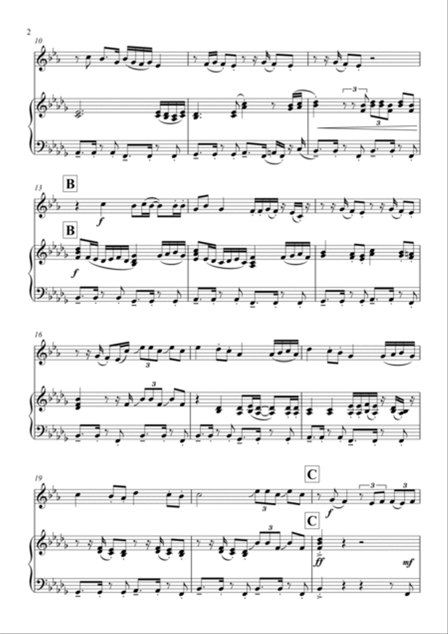 Hips Don't Lie Trumpet Solo scores gallery preview page 2