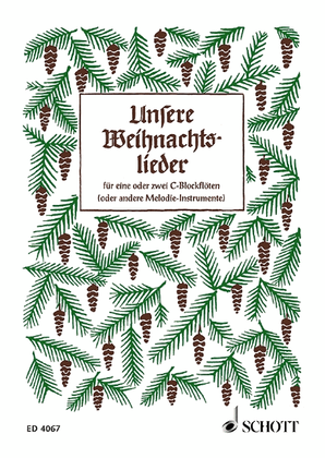 Book cover for Unsere Weihnachtslieder