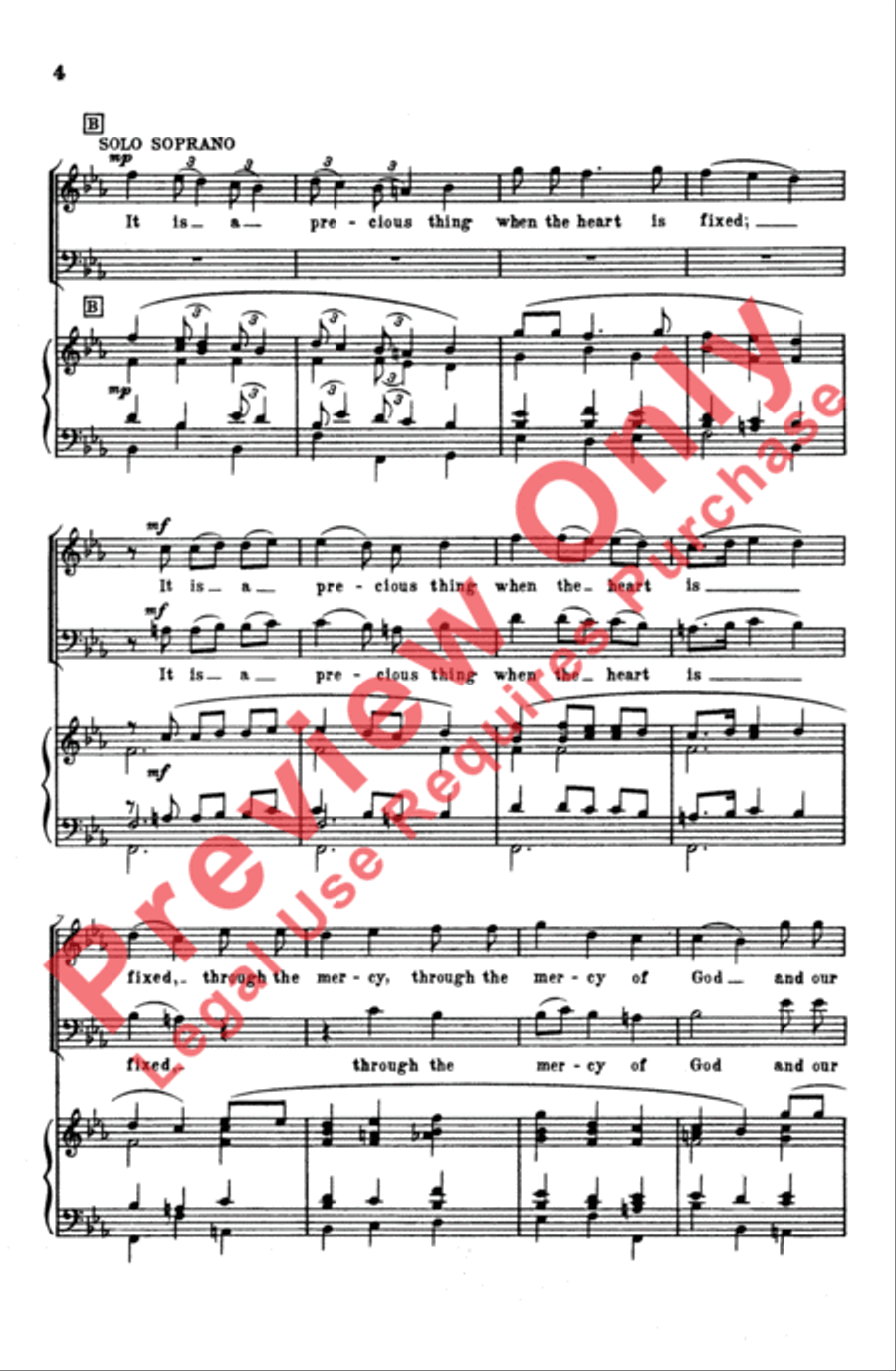 It Is a Precious Thing 4-Part scores gallery preview page 4