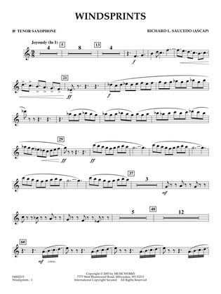 Windsprints - Bb Tenor Saxophone