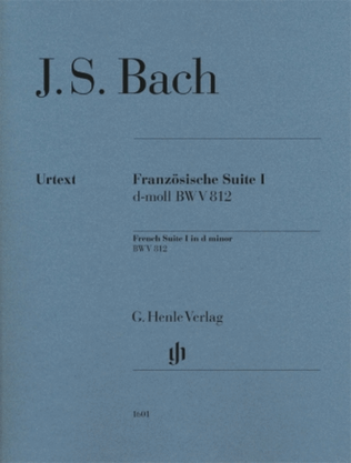 Book cover for French Suite I in D Minor