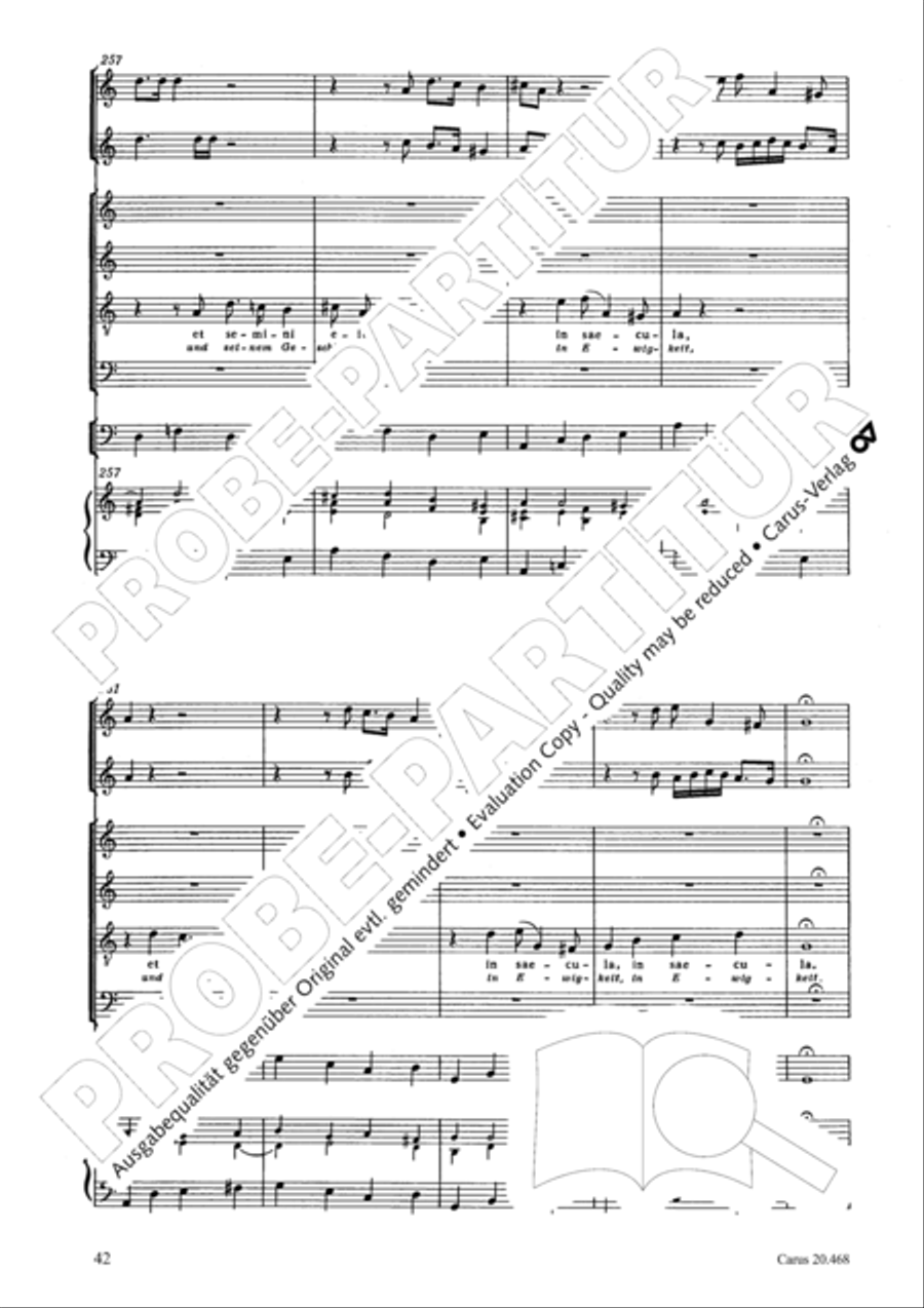 Uppsala-Magnificat 4-Part scores gallery preview page 43