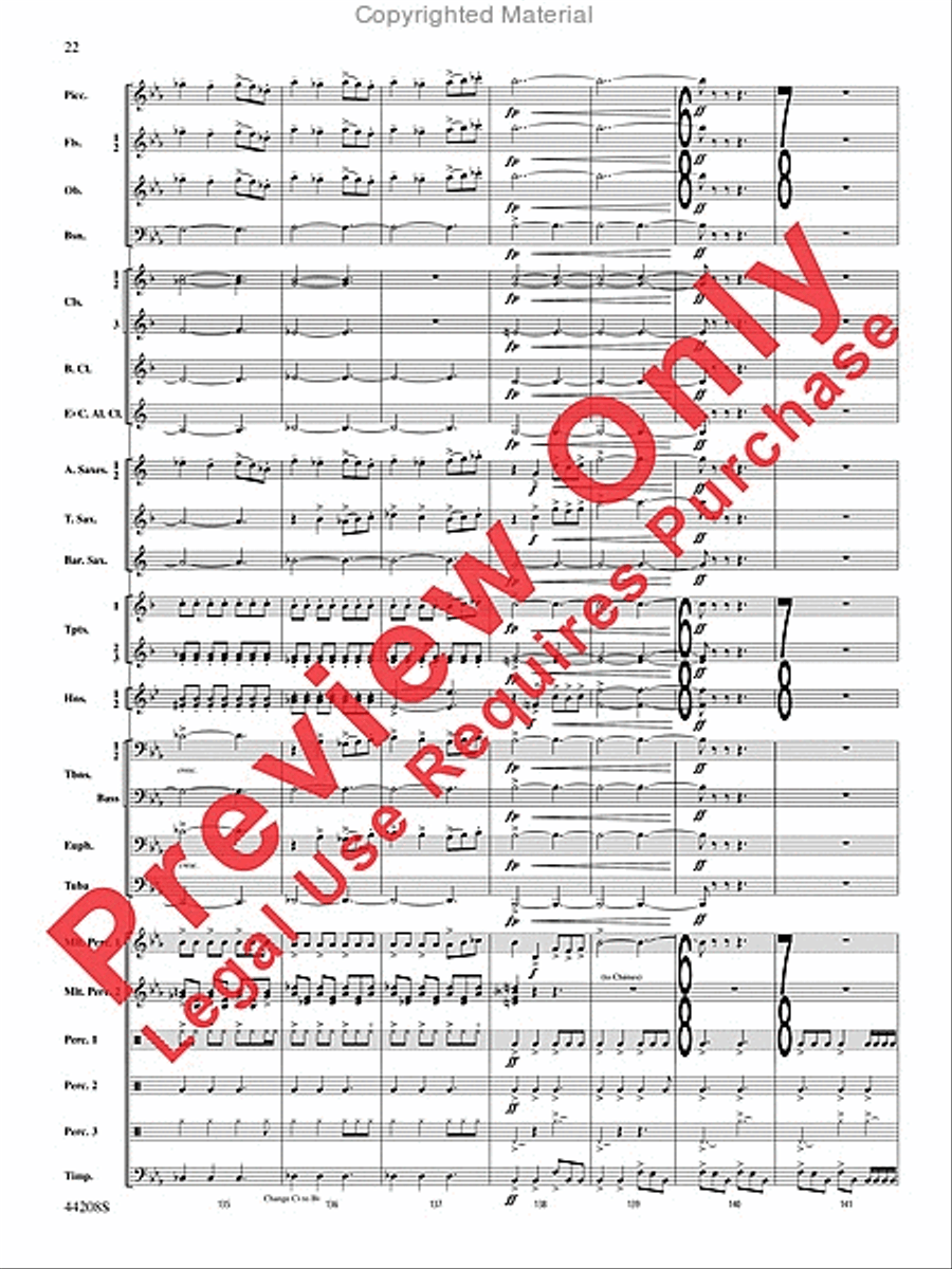 Undecim Concert Band scores gallery preview page 23