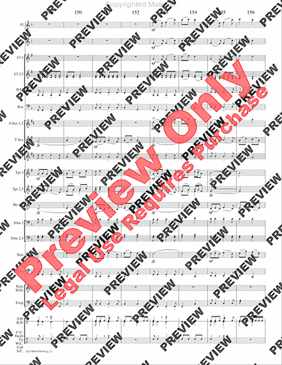 Illuminations Concert Band scores gallery preview page 25
