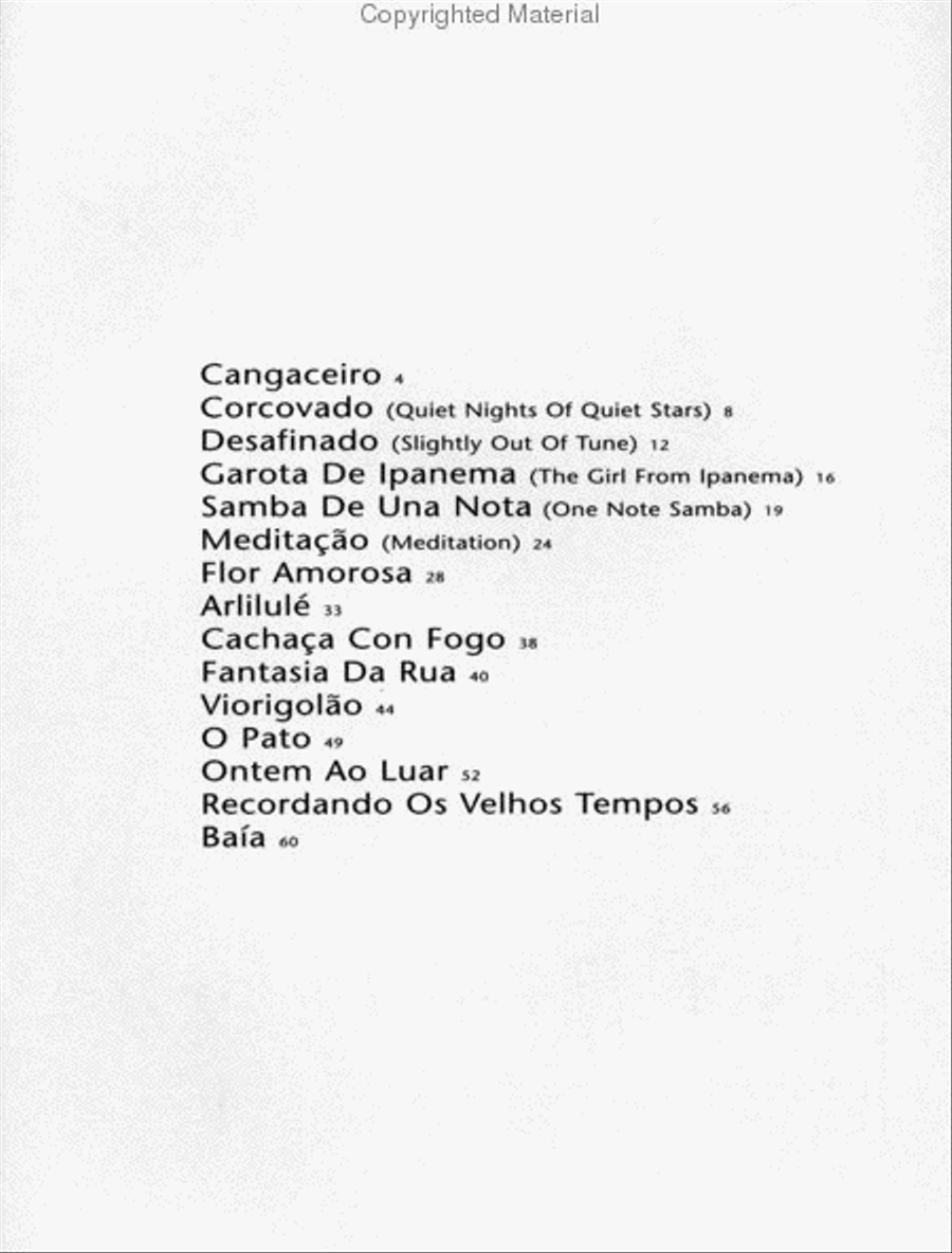 The Guitar Music of Brazil Electric Guitar scores gallery preview page 2