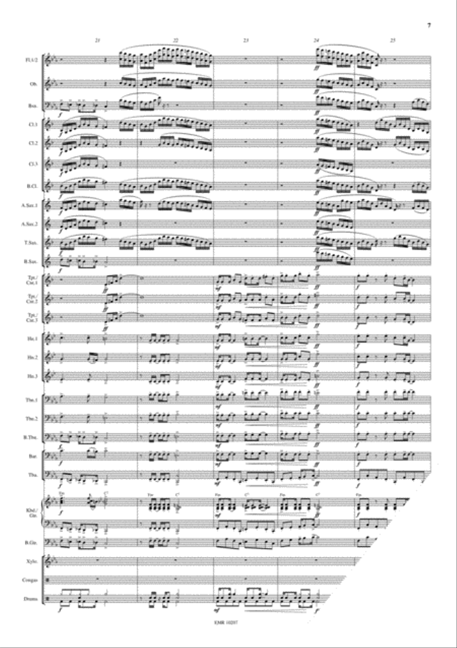 Solfeggietto Concert Band scores gallery preview page 8