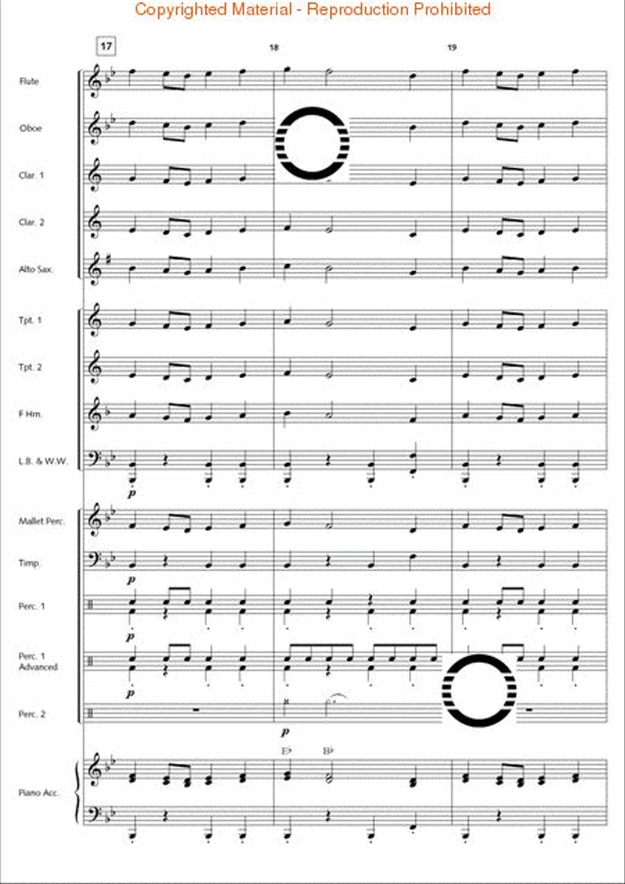 1st Classic Suite Concert Band scores gallery preview page 16