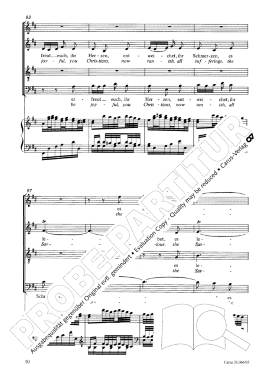 Be joyful, you Christians (Erfreut euch, ihr Herzen) ATB scores gallery preview page 11