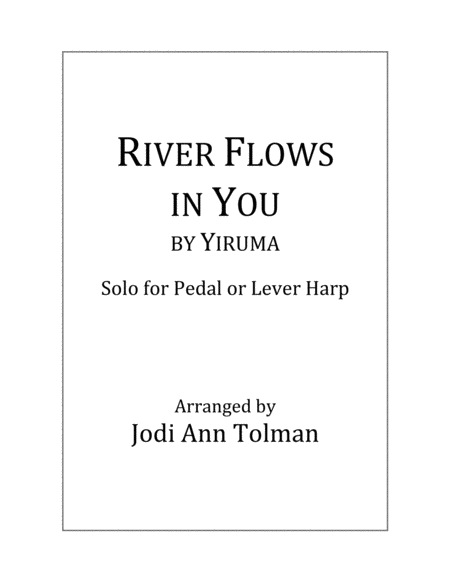 River Flows In You, Harp Solo