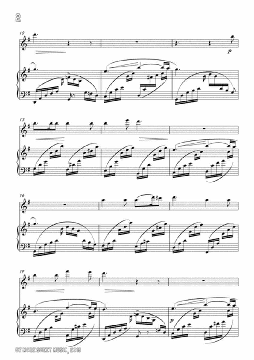Schumann-Der Nussbaum,for Flute and Piano image number null