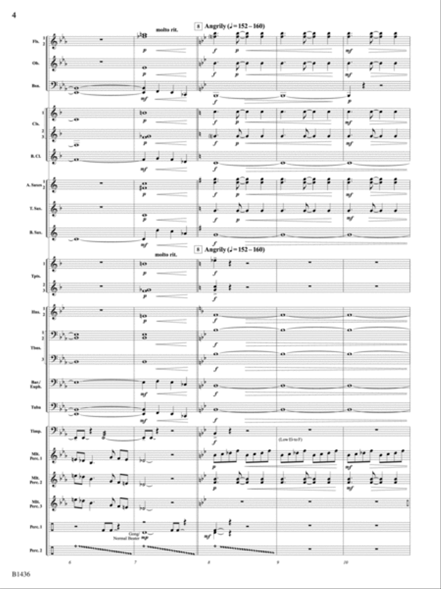 The Heart of Madness: Score Concert Band scores gallery preview page 4