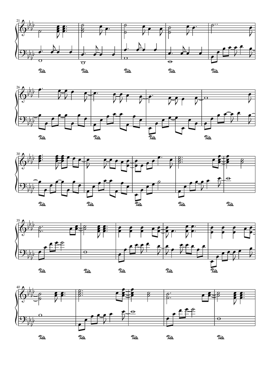 All Of Me Piano Solo scores gallery preview page 2