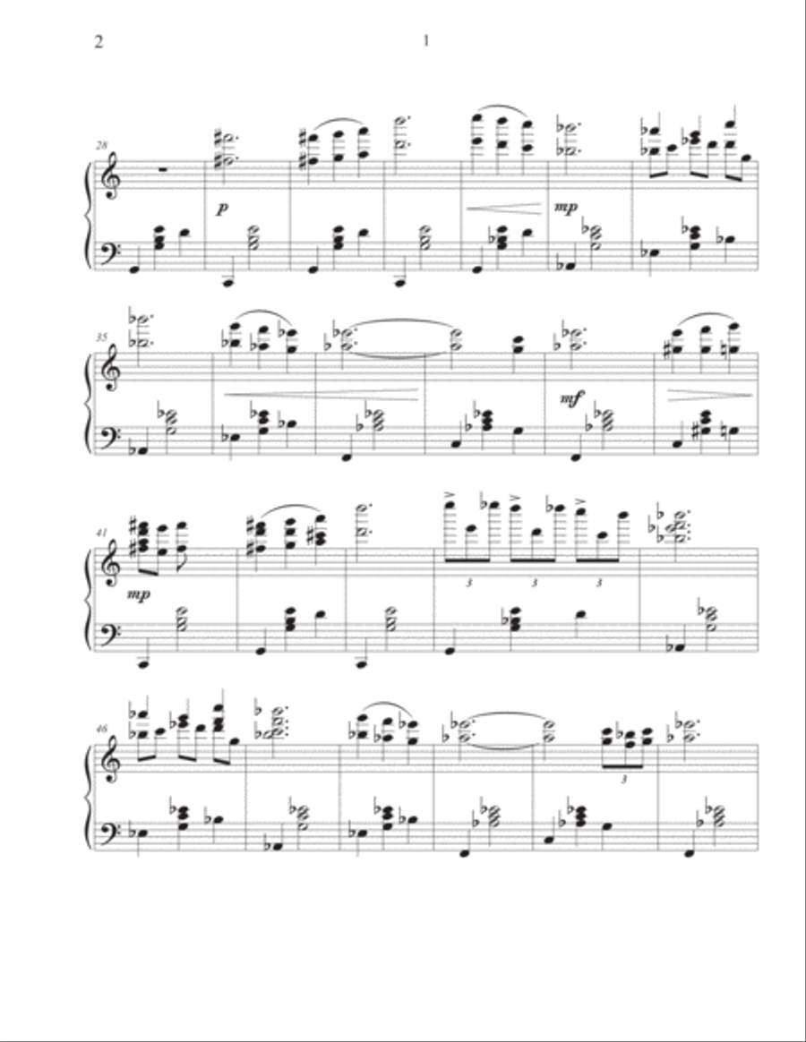 1 1 Piano Solo scores gallery preview page 2
