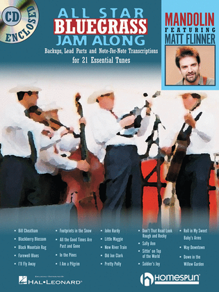 Book cover for All Star Bluegrass Jam Along