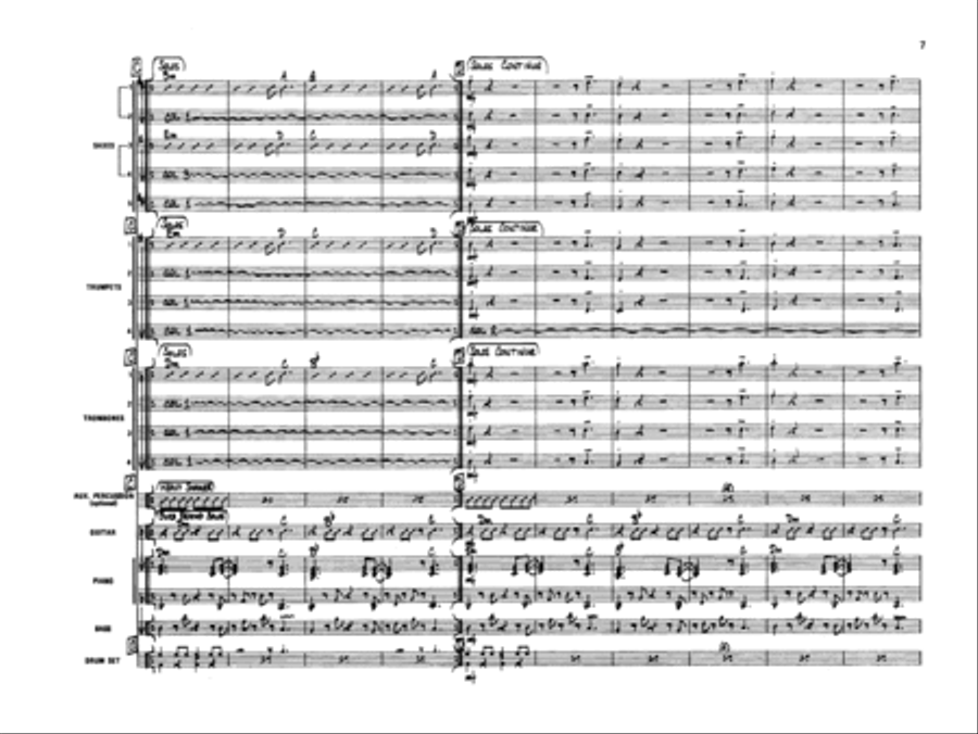 Island Girl Island Girl Jazz Ensemble scores gallery preview page 7