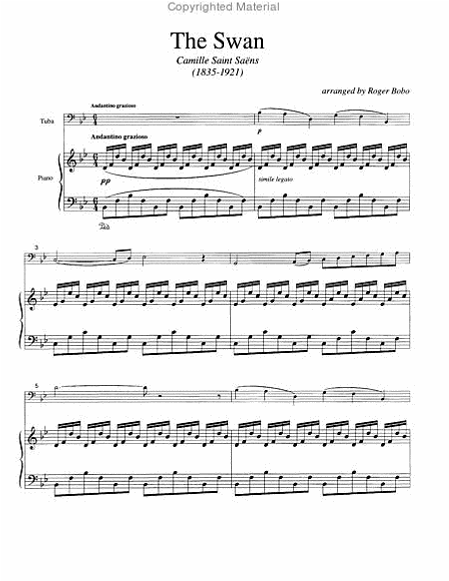 The Swan Tuba scores gallery preview page 2