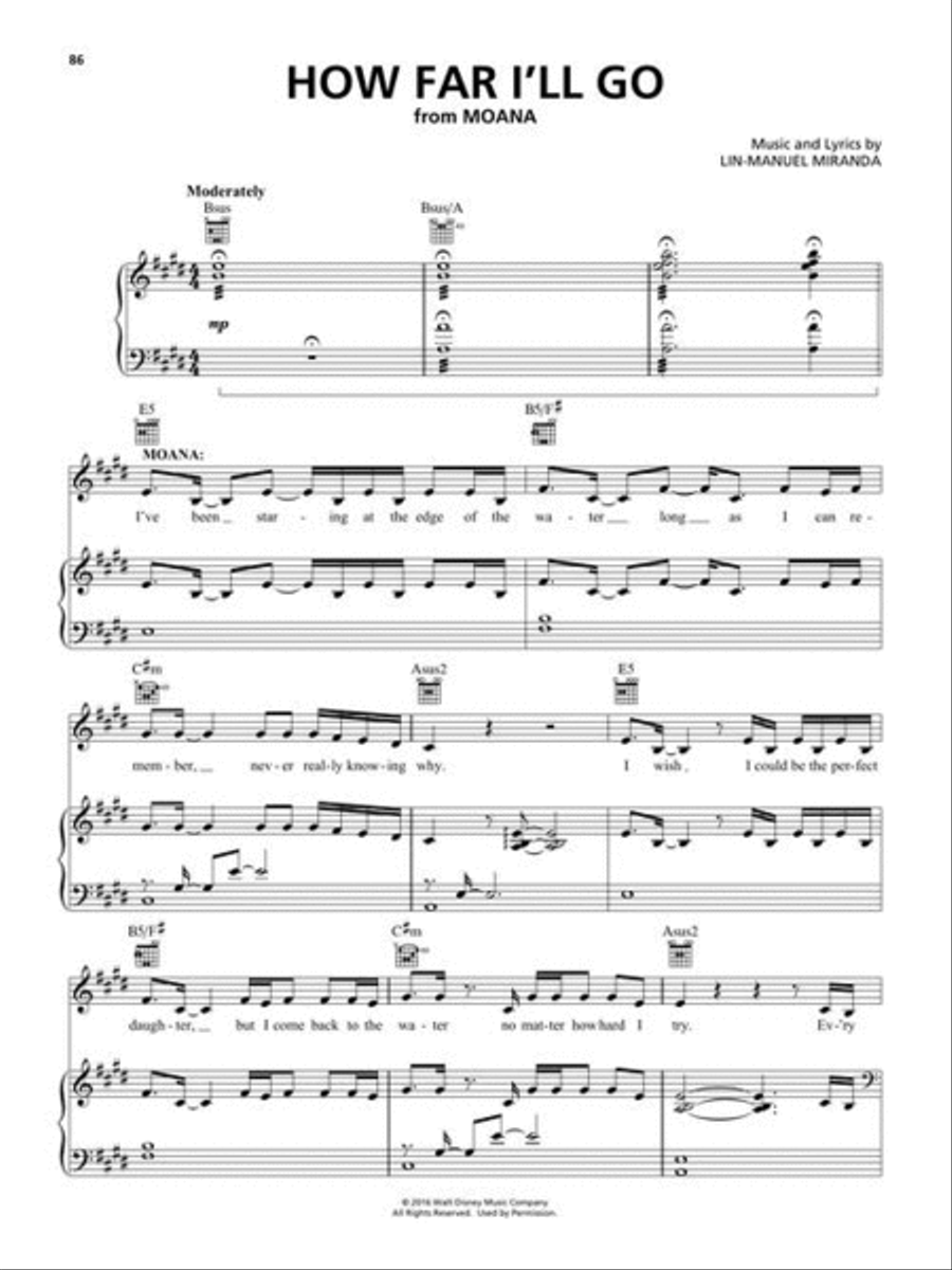 The Lin-Manuel Miranda Collection Piano, Vocal, Guitar scores gallery preview page 6
