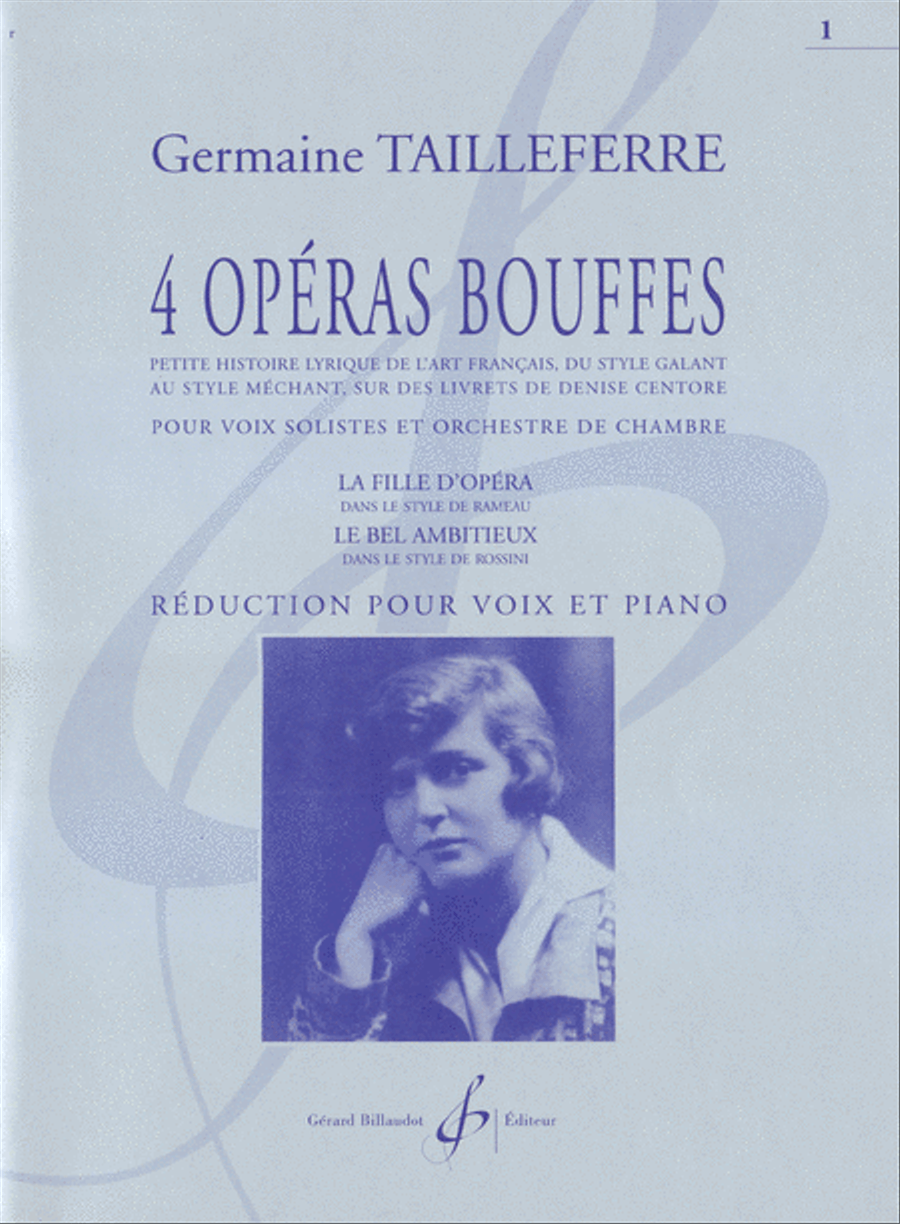4 Operas Bouffes Vol. 1 Chamber Orchestra scores gallery preview page 1